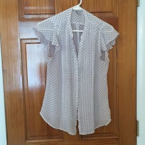 H&M Polka Dot Blouse - Size 10